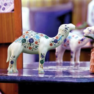 White Marvel Multi-stone Camel