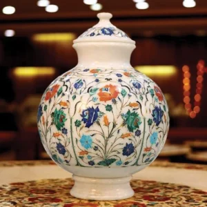 Premium White Marble Multi Flower Pot