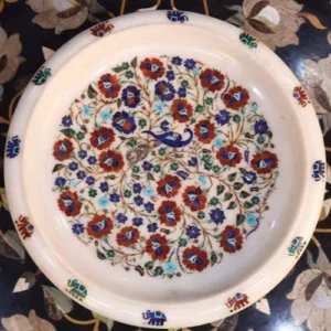 White Marble Elephant Fruit Bowl