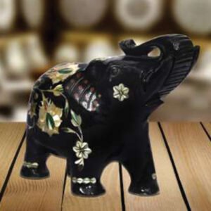 Onyx Marble Multi-stone Elephant