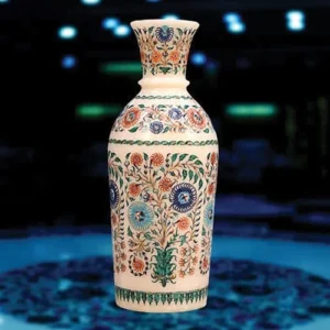 White Marble Exclusive Stonework Vase
