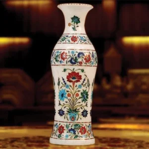 White Marble Multi-Flower Vase