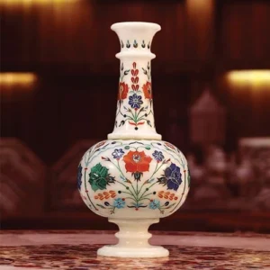 White Marble Multi Flower Vase
