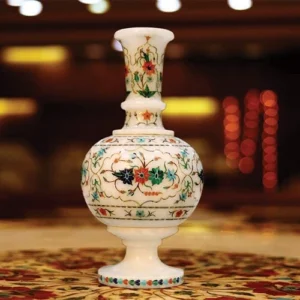 White Marble Multi Flower Vase