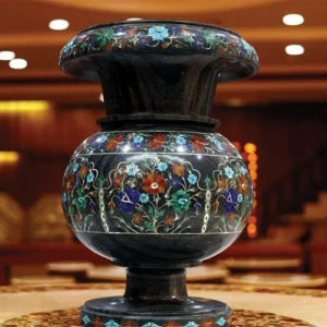 Black Onyx Marble Multi Flower Premium Vase