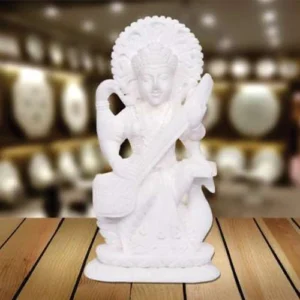 Premium White Marble Multi-stone Sculpture