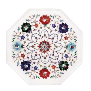White Marble Multi-Stone Plate
