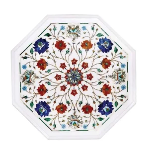 White Marble Multi-Stone Plate