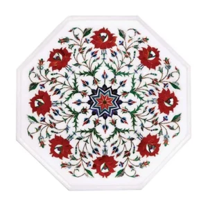 White Marble Multi-Stone Plate